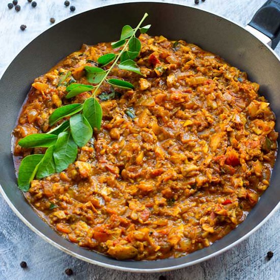 Minced Mushroom Curry