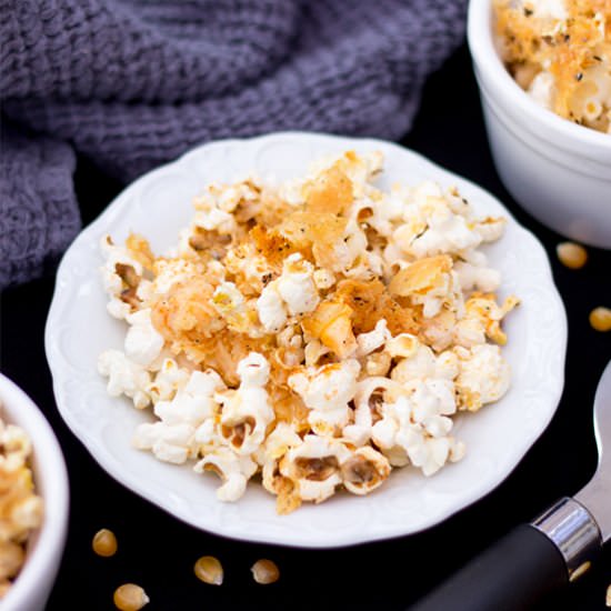 Garlic Parmesan Popcorn