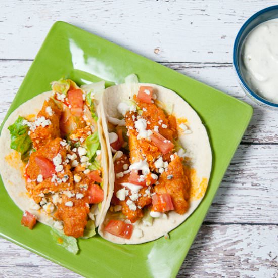 Buffalo Chicken Tacos