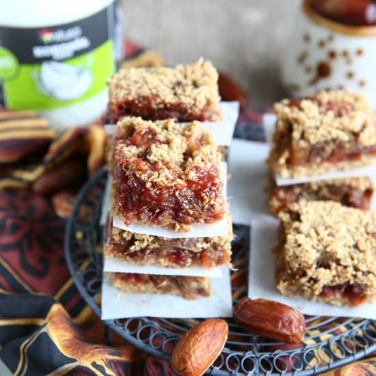 Vegan Gluten Free Date Squares