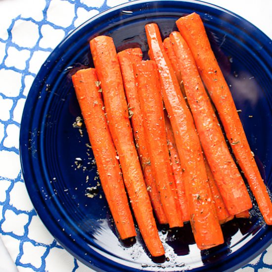 Garlic Roasted Carrots