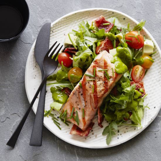 BLT Salmon Salad
