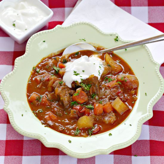 Authentic Hungarian Goulash