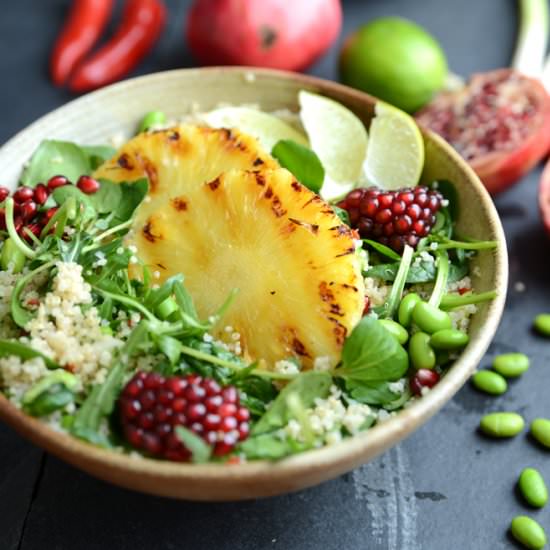 Pineapple, Lime & Chili Quinoa Salad