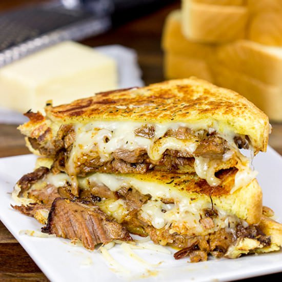 Smoked Brisket Grilled Cheese