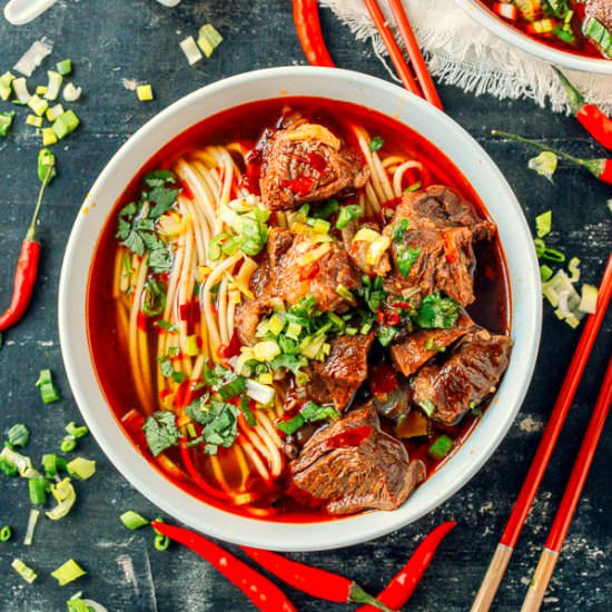 Spicy Beef Noodle Soup