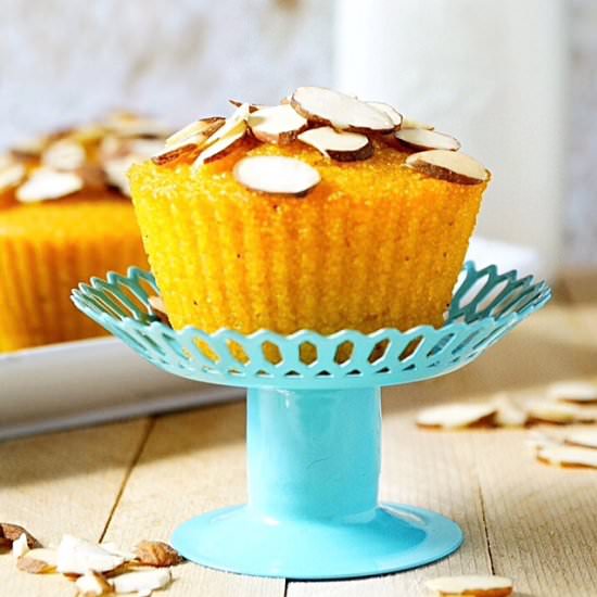 Mango Semolina Cake