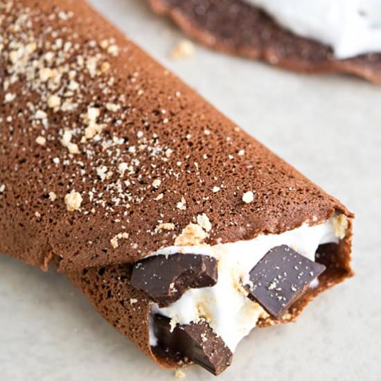 Smores Crepes