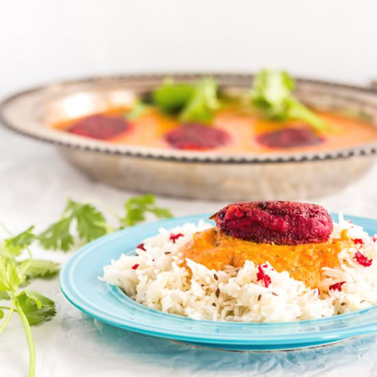 Beetroot Kofta Curry