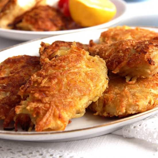 Chicken Schnitzel with Potato Crust
