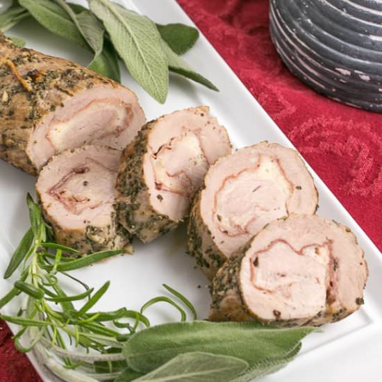 Prosciutto and Pork Pinwheels