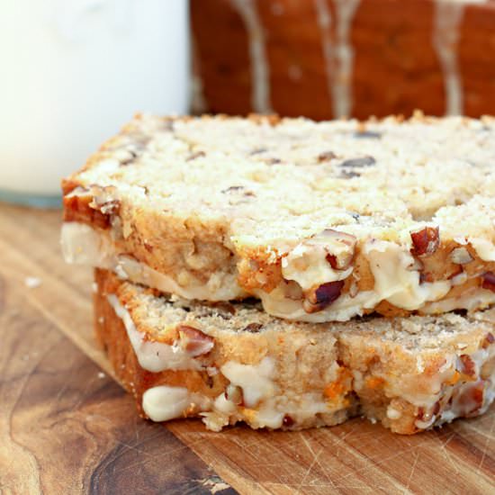 Cream Cheese Banana Nut Bread