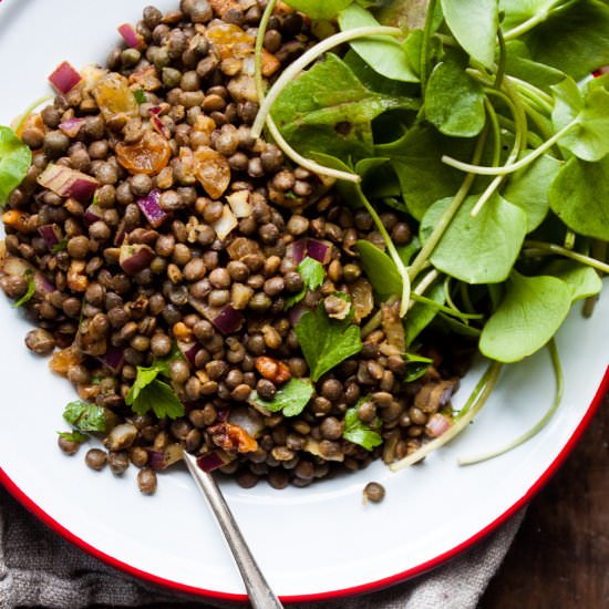 Curried French Lentil Salad