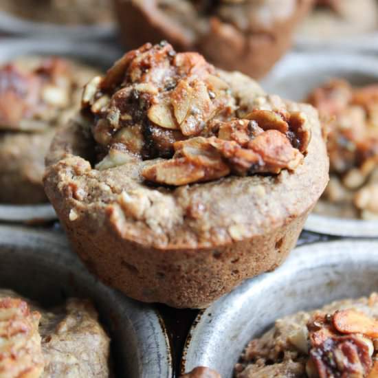 Banana Nut Granola Muffins