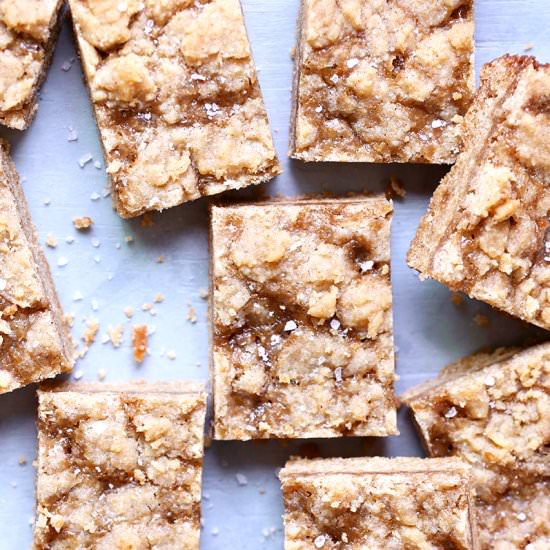 Salted Caramel Cookie Bars
