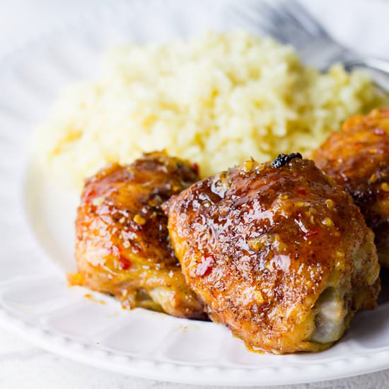 Sweet Chili Chinese Sticky Chicken