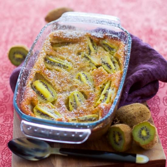 Clafoutis with Kiwis