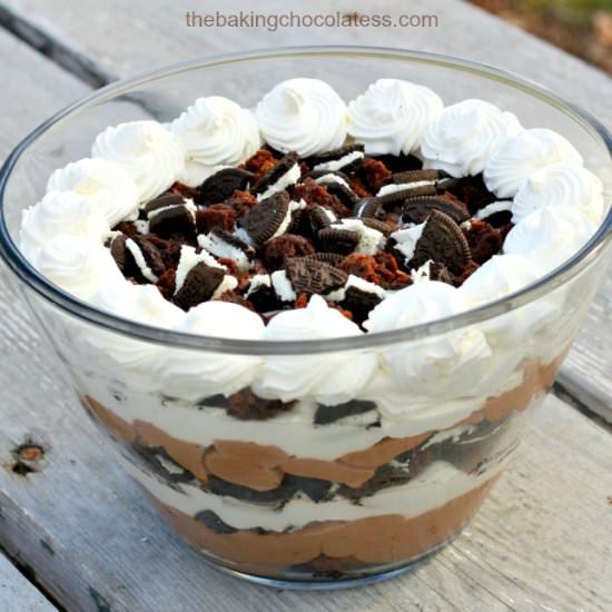 Double Stuff Oreo Brownie Trifle