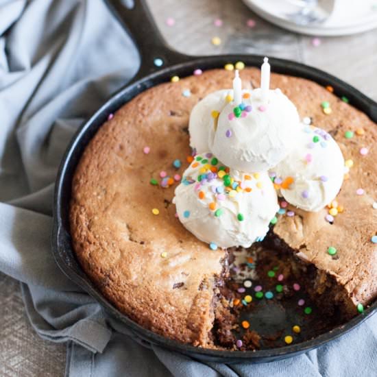 Brown Butter Skillet Cookie