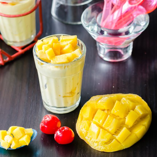 Eggless Mango Mousse