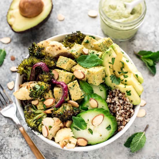 Buddha Bowl with Quinoa and Avocado
