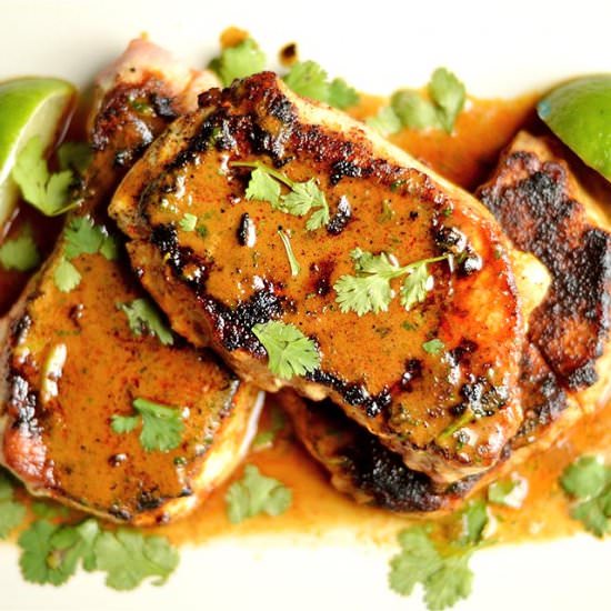 Creamy Smoky Chipotle Pork Chops