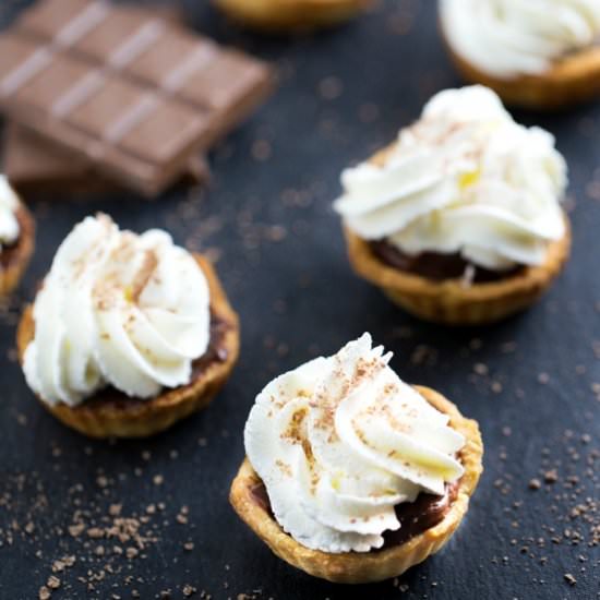 Chocolate Cream Tarts