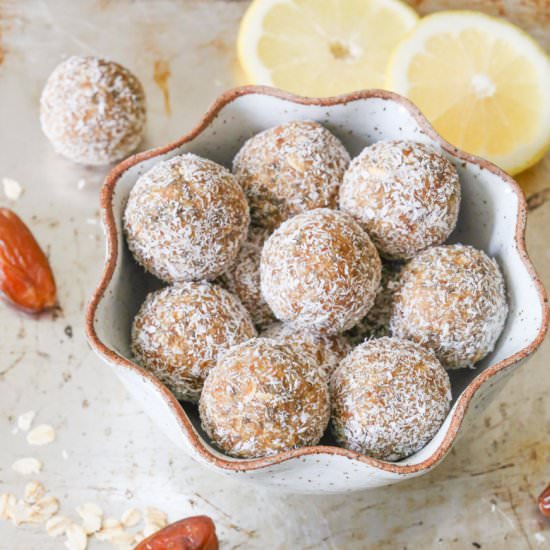 Lemon-Coconut Energy Bites
