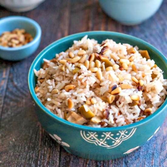 Olive & Date Rice Side Dish