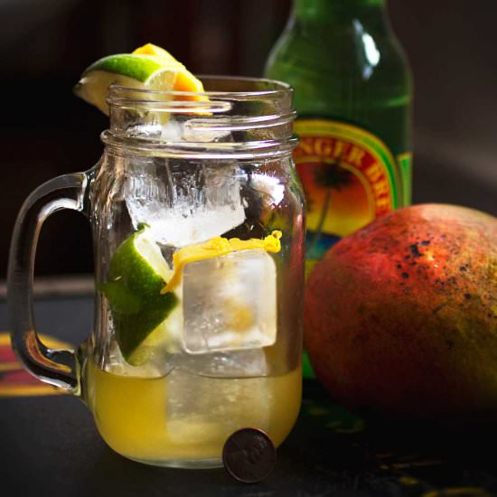 Mango Moscow Mule Cocktail
