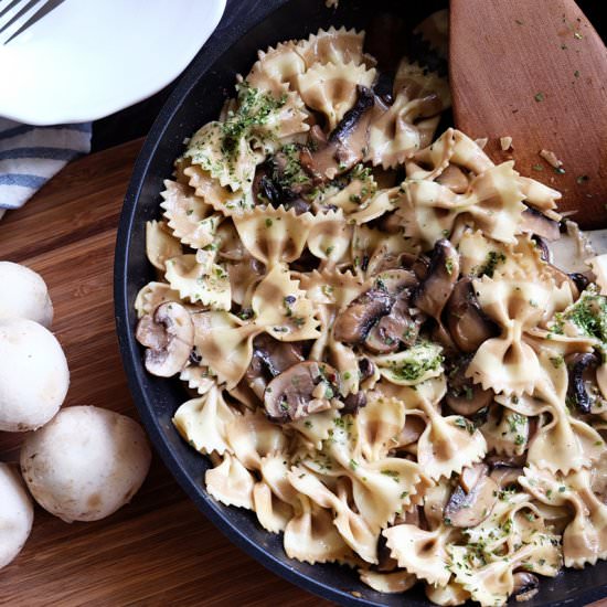 Creamy Wild Mushroom Pasta