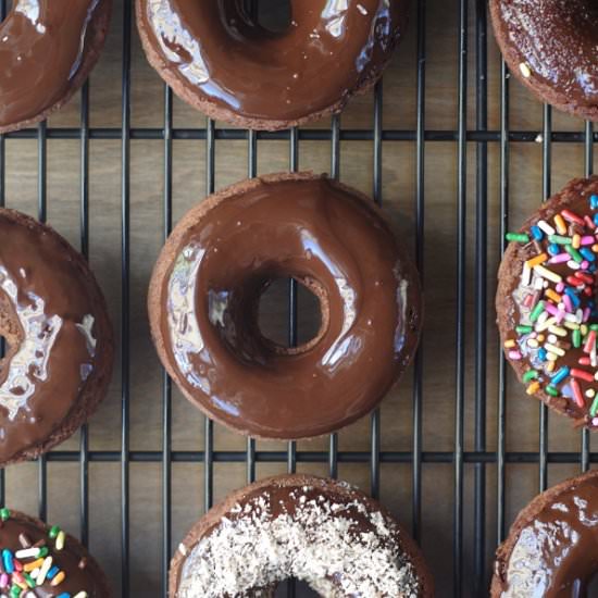 Gluten-Free Chocolate Cake Donuts