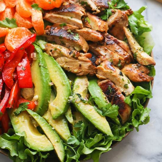 Chicken Citrus Avocado Salad