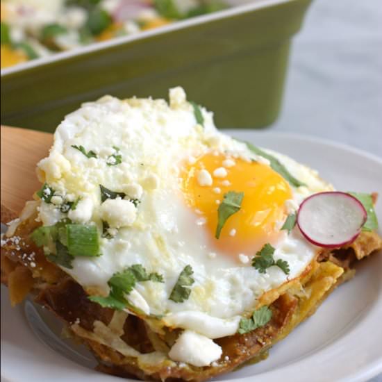 Mexican Salsa Verde Chilaquiles