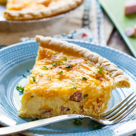 Ham and Cheese Quiche