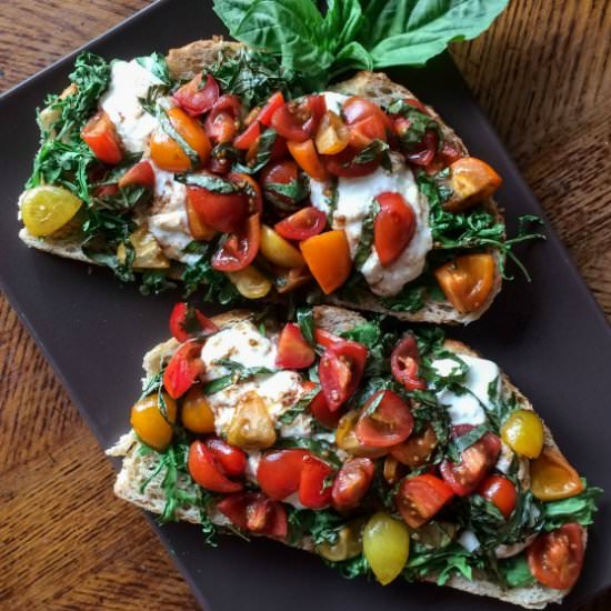 Burrata Bruschetta