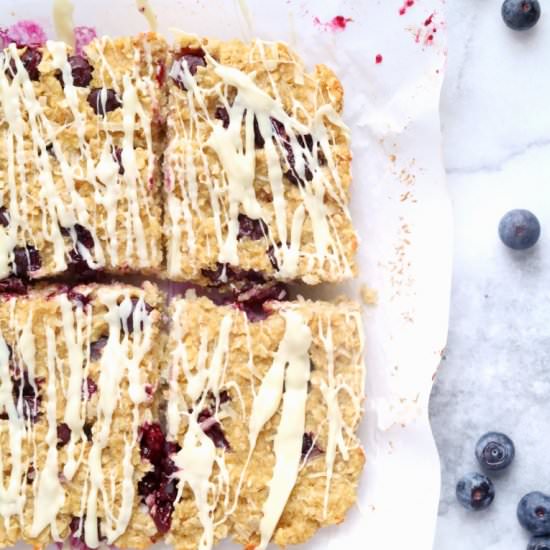Lemon Blueberry Quinoa Bars