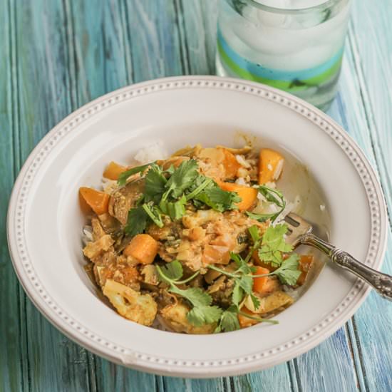 Lime Coconut Chicken Curry