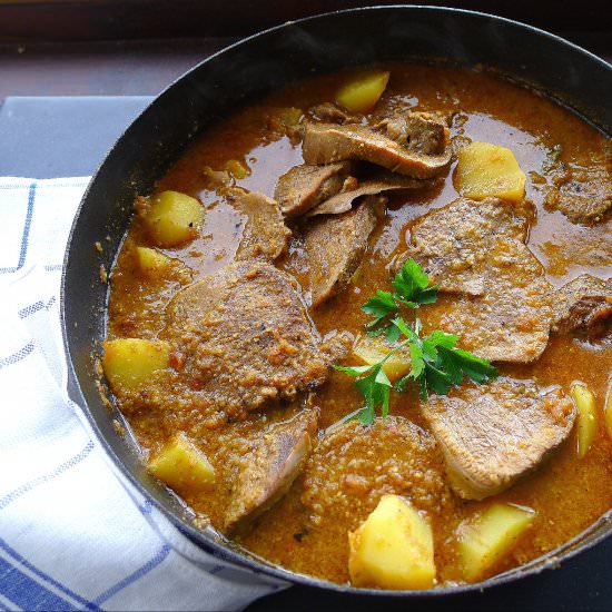 Braised Tongue, Andalusian Style