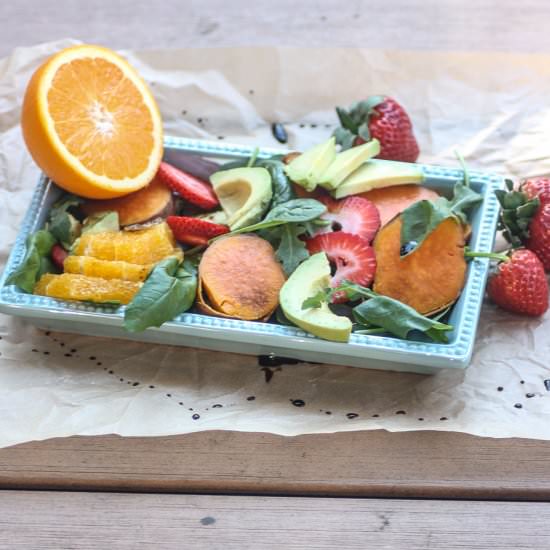 Sweet Potato Strawberry Salad