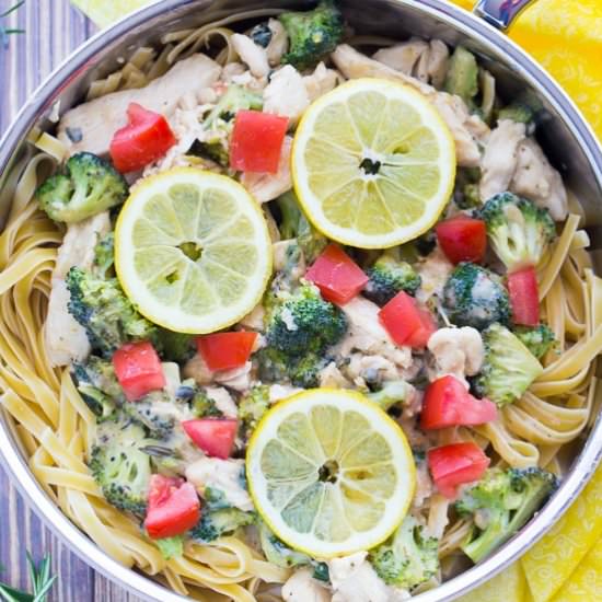 Lemon & Herb Chicken Fettuccine