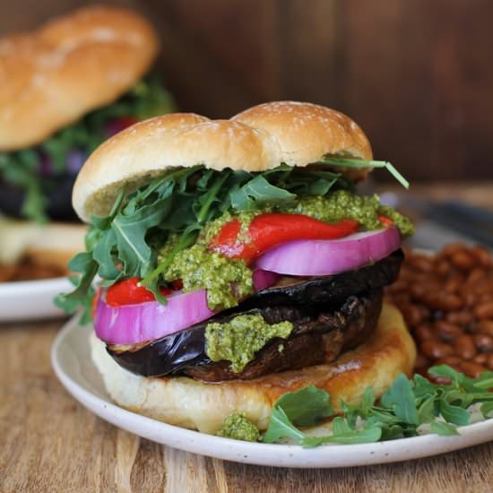 Grilled Portobello Burgers