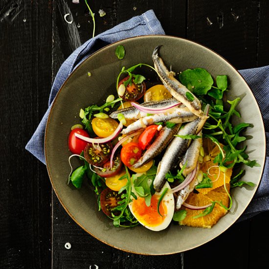 Anchovy and Orange Salad