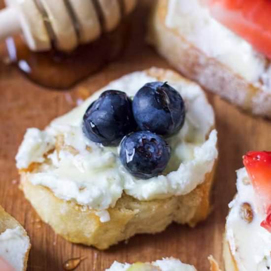 Fresh Fruit Crostini