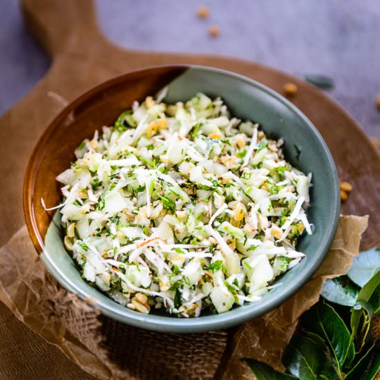 Cucumber, Coconut and Peanut Salad