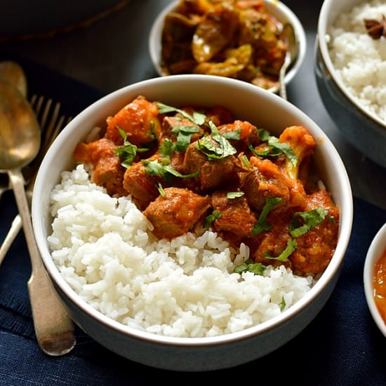 Slow Cooked Lamb Rogan Josh