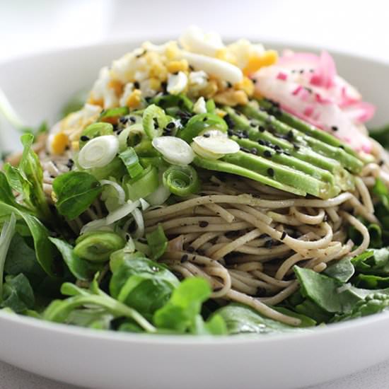 Black Sesame Noodle Bowl