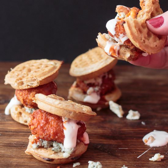 Buffalo & Blue Chicken & Waffles