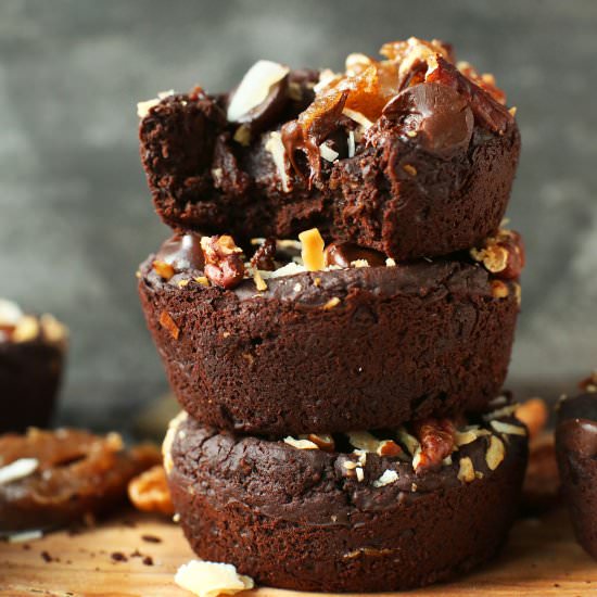 Black Bean Turtle Brownies