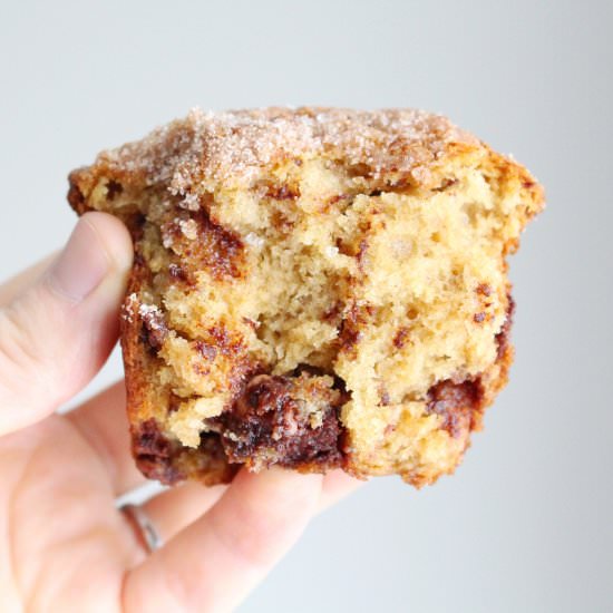 Dark Chocolate Chunk Muffins